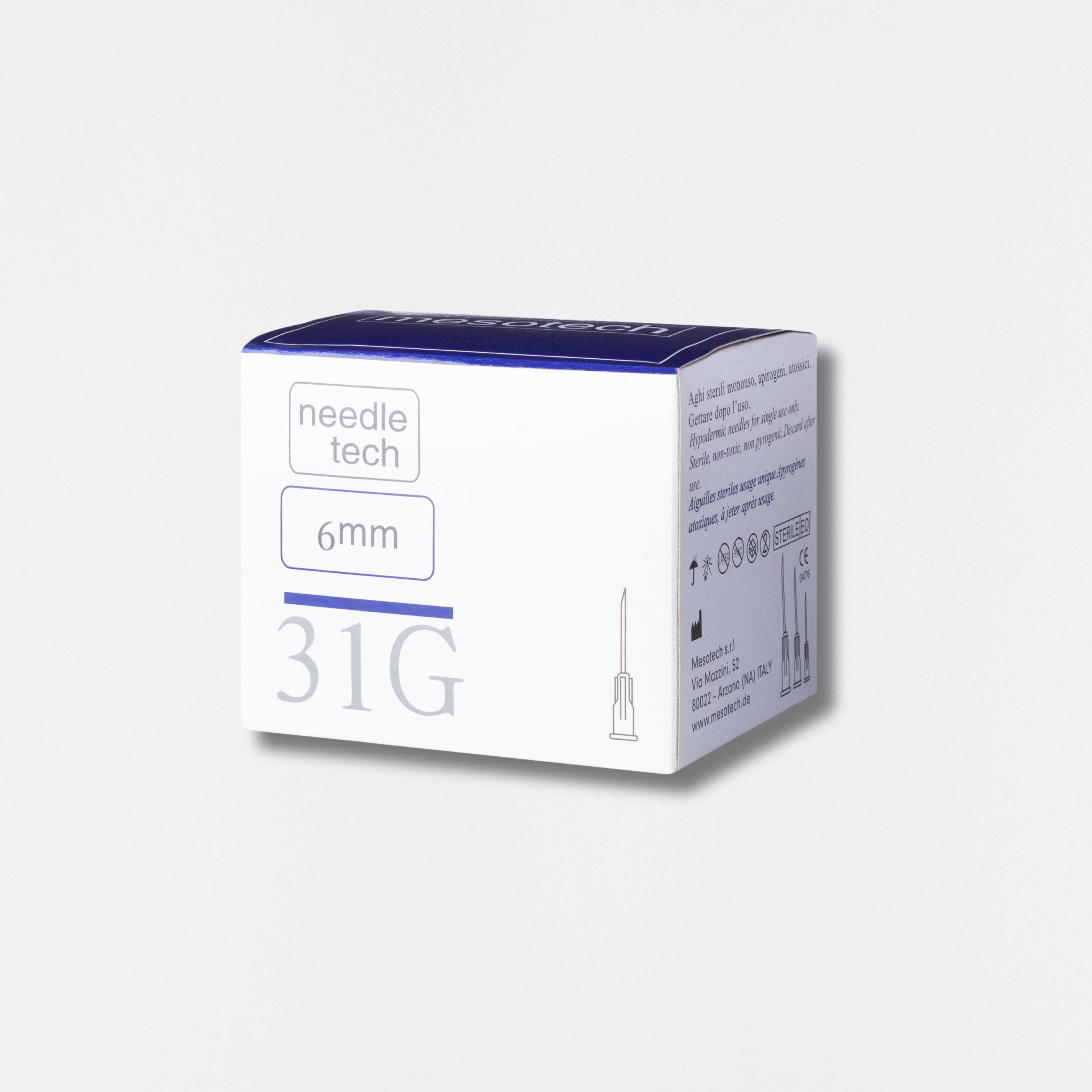 Mesokanüle | Needletech | 31 G - 6 mm Länge | dauerhaft günstiger