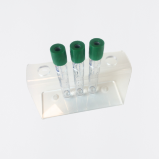 Ständer für 5 Separations-Röhrchen aus Acryl für PRP- Behandlungen
