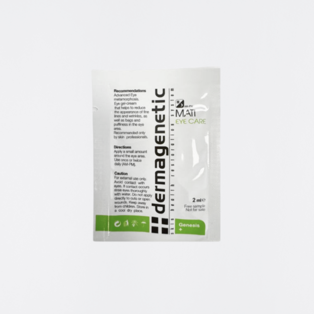 Zur Probe | Mati | Eye Serum |  Squalene |  Aufhellung | Muskulaturentspanner | Zellerneuerung | Elastizität | Ph 5,2 | 10x2ml Proben
