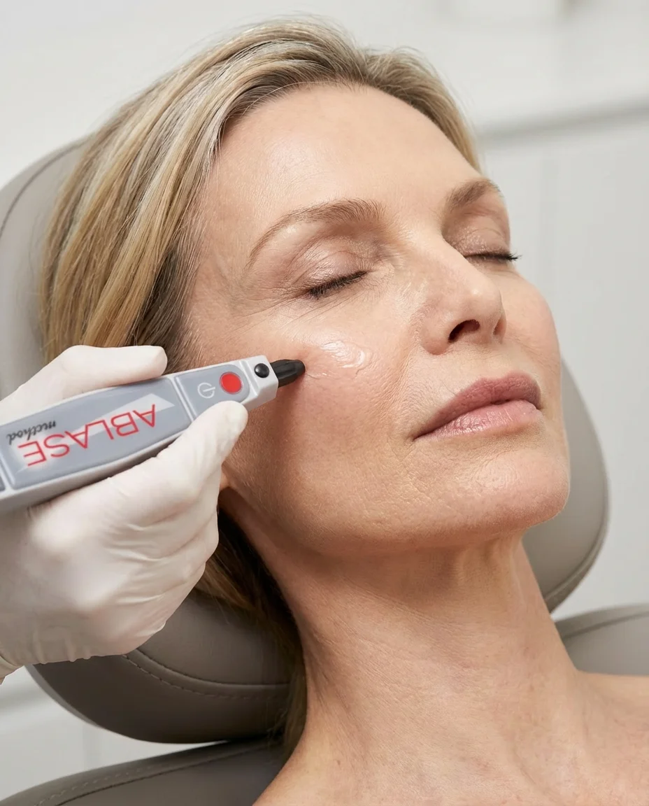 Model Rosie 49 Jahre Frau Ablase Pen Behandlung