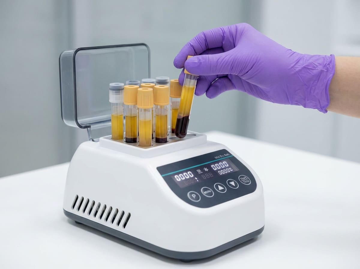 Autosoma Biofiller Aufbereitung im Abalase Inkubator für körpereigene Regeneration Longevity Aesthetics MAP